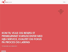 Tablet Screenshot of hornstrupkursuscenter.dk